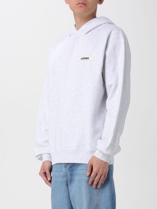 26SS 자크뮈스 긴팔 티셔츠 HOM00247AJ00126 950 Grey - JACQUEMUS