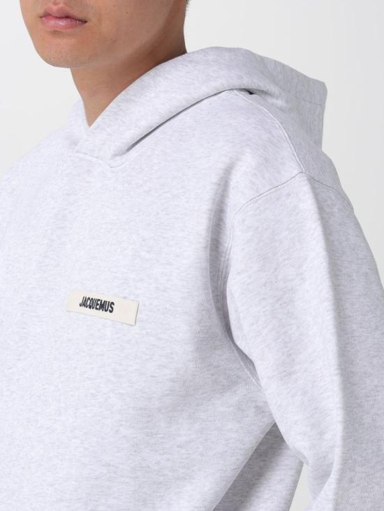 26SS 자크뮈스 긴팔 티셔츠 HOM00247AJ00126 950 Grey - JACQUEMUS