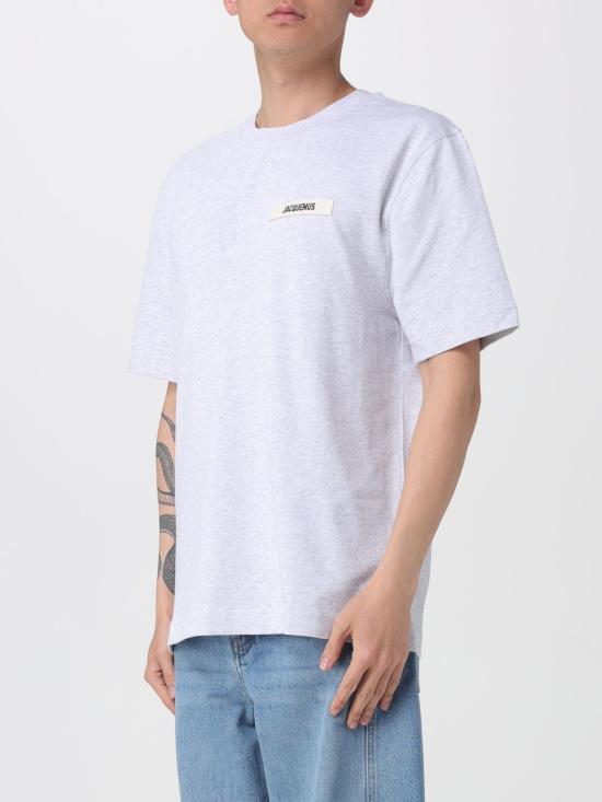 26SS 자크뮈스 반팔 티셔츠 TSM00133AJ00226 950 Grey - JACQUEMUS
