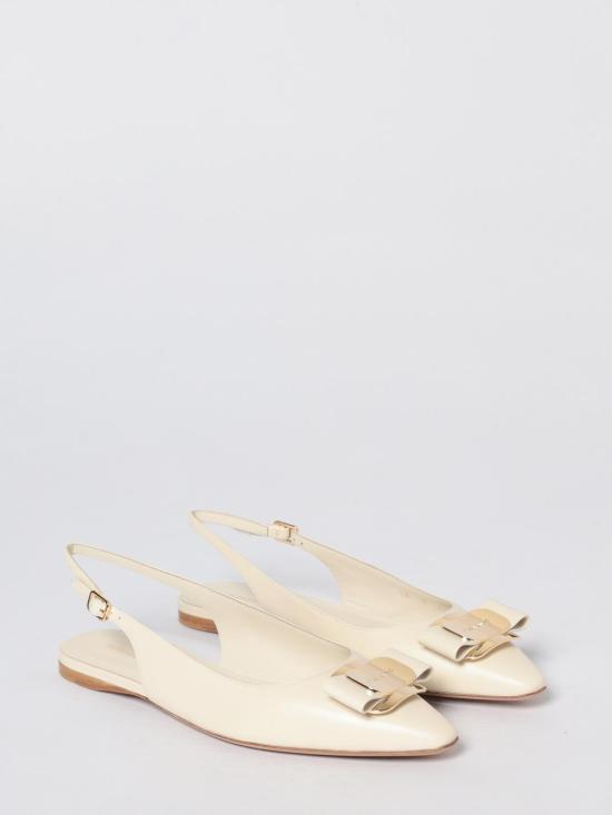 26SS 살바토레 페라가모 플랫 슈즈 01K914 790607 003 Yellow Cream - SALVATORE FERRAGAMO