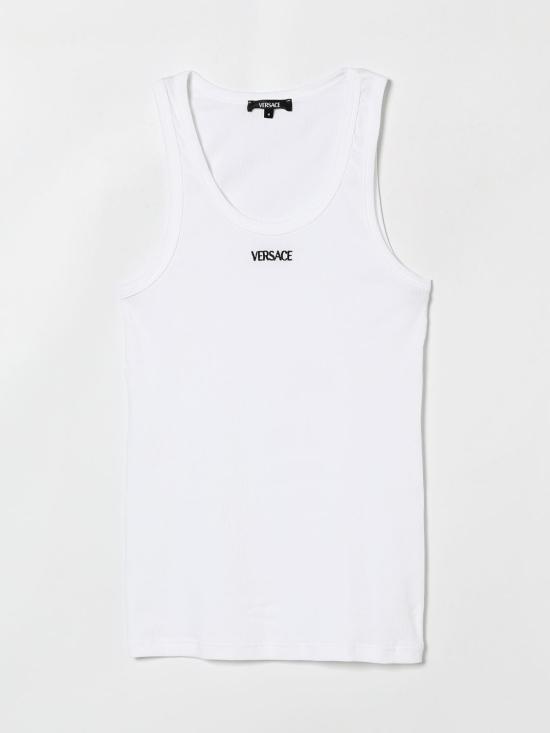 26SS 베르사체 반팔 티셔츠 10131251A09410 1W000 White - VERSACE
