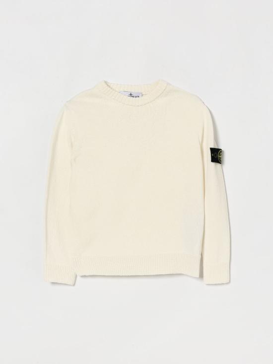 26SS [키즈] 스톤 아일랜드 풀오버 5100005S00D3 V0001 White