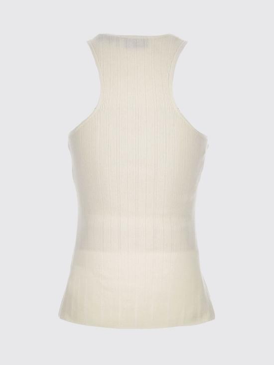 25FW 엘리자베타프랜치 민소매 티셔츠 TK52B56E2 DZ9 White - ELISABETTA FRANCHI