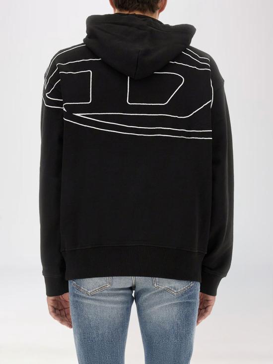 26SS 디젤 S 맥스 후드 메고발 D 후드 A113040GYCJ 9XX Black - DIESEL