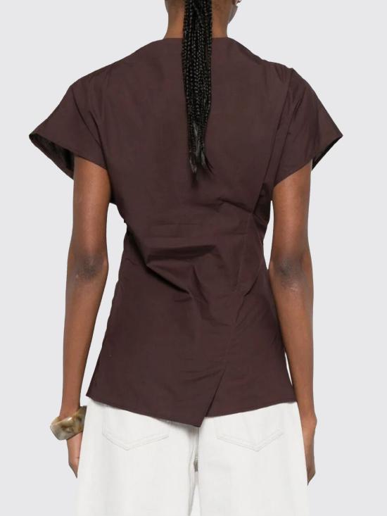 26SS 쉐르 반팔 티셔츠 CHE0690FEDORA MAR68 Brown - SOEUR