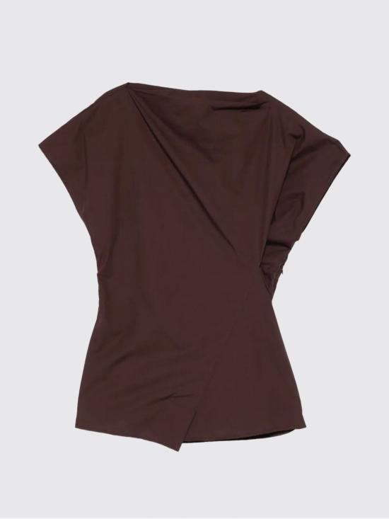 26SS 쉐르 반팔 티셔츠 CHE0690FEDORA MAR68 Brown - SOEUR