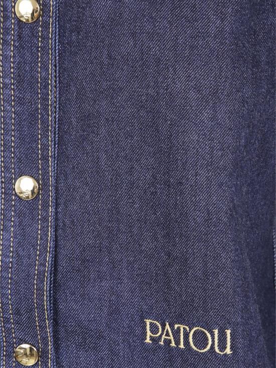 25FW 파투 셔츠 BL0450224 642B Blue - PATOU