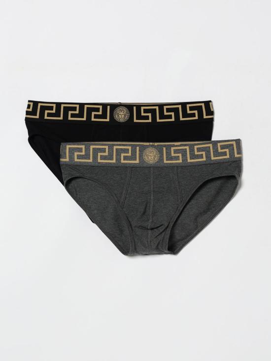 26SS 베르사체 팬티 AU101801A10011 1A91M Black 3