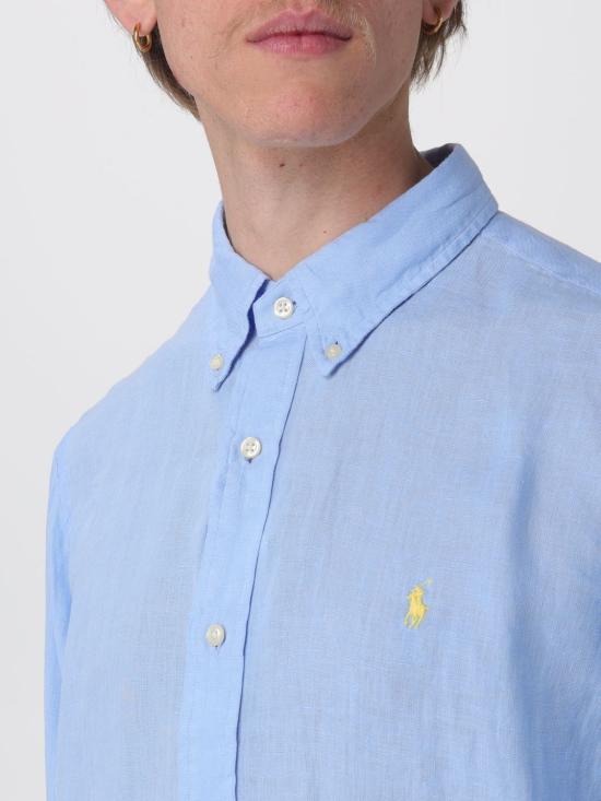 26SS 폴로 랄프로렌 긴팔 셔츠 710966294 509 Blue 1 - POLO RALPH LAUREN