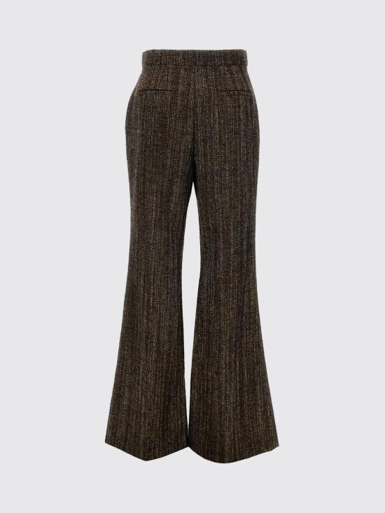 25FW 펜디 리스트 울&알파카 플레어 팬츠 FR6648AYN5 F1T6K Red - FENDI