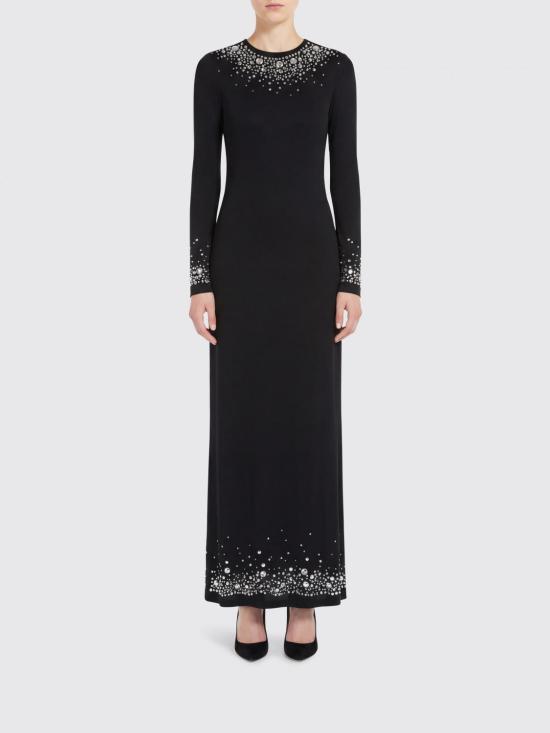 26SS 파코라반 롱 원피스 26PJRO236CU0014 P001 Black