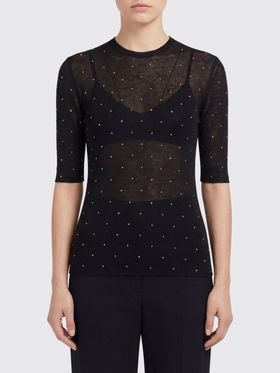 26SS 파코라반 반팔 티셔츠 26PMTO186ML0336 P001 Black