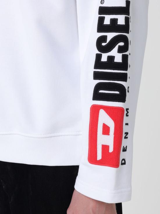 26SS 디젤 긴팔 티셔츠 A200250GEAD 100 White - DIESEL