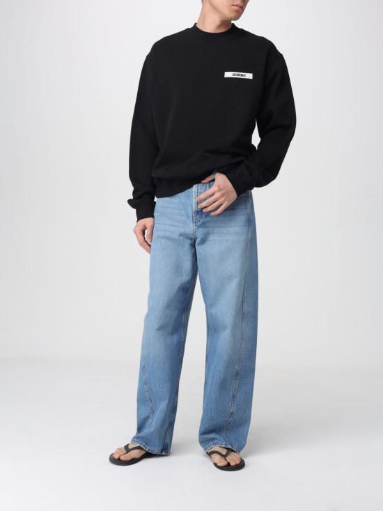 26SS 자크뮈스 그로그랭 스웨트 셔츠 SSM00206AJ00126 990 Black - JACQUEMUS