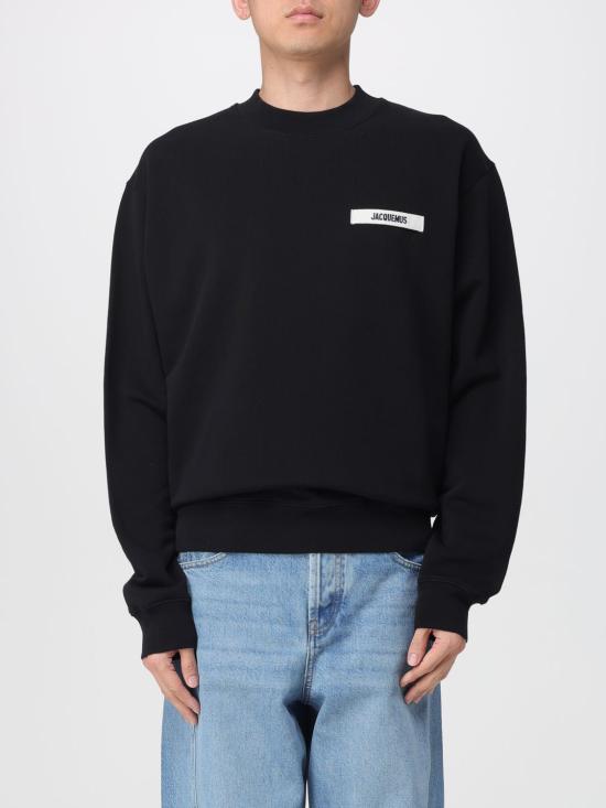 26SS 자크뮈스 그로그랭 스웨트 셔츠 SSM00206AJ00126 990 Black