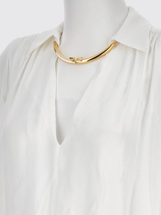 25FW 엘리자베타프랜치 블라우스 CA12356E2 360 White - ELISABETTA FRANCHI