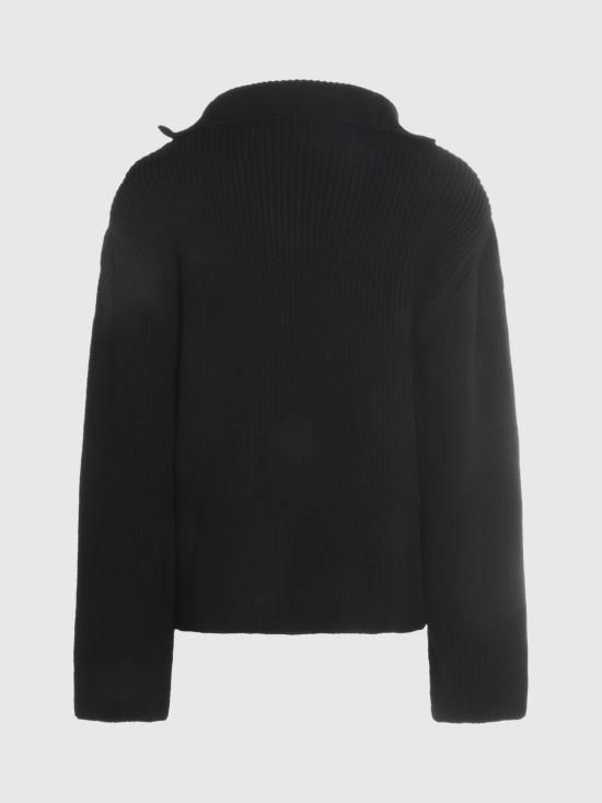 25FW 쿠레쥬 스웨터 325MPU243FI0036 9999 Black - COURREGES