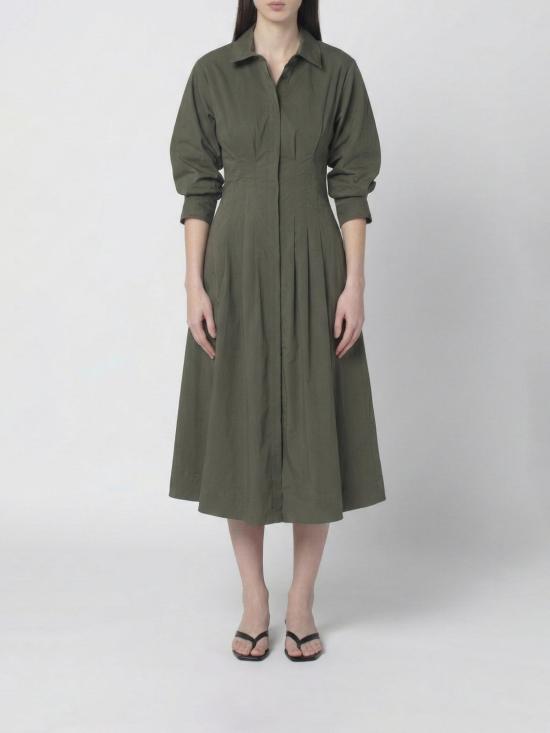 26SS 심카이 롱 원피스 1261144 FE Green