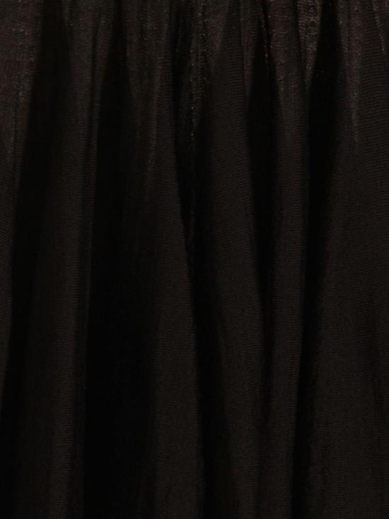 25FW 알라이아 메리노 율 페플럼 탑 AA9H1235M922B 995 Black - ALAIA