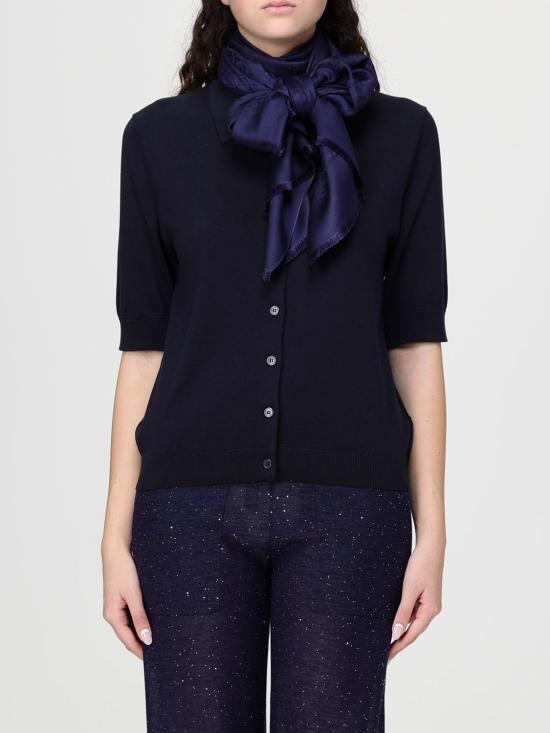 26SS 살바토레 페라가모 머플러/스카프 327987 725356 001 Blue - SALVATORE FERRAGAMO