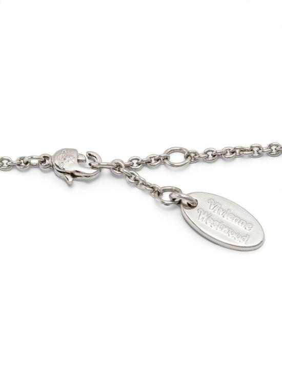 26SS 비비안웨스트우드 팔찌 6102023D 02P373P373 Platinum white creamrose - VIVIENNE WESTWOOD