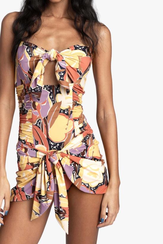  안나 수이 원피스 수영복 사막의 꽃 사롱 - ANNA SUI