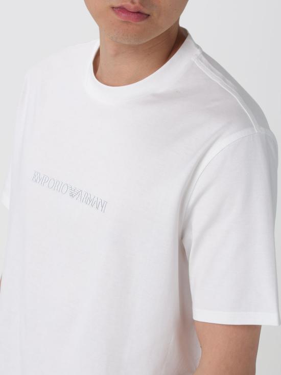 26SS 엠포리오 아르마니 반팔 티셔츠 EM004583AF13669 M0307 White - EMPORIO ARMANI