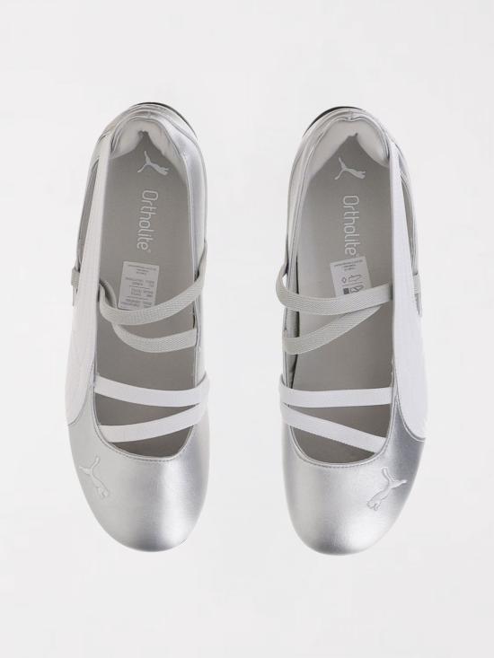 26SS 푸마 플랫 슈즈 401581 01 Silver - PUMA