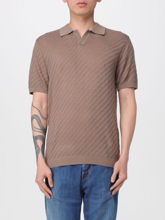 26SS 엠포리오 아르마니 폴로 티셔츠 EM004307AF24573 U6285 Mud