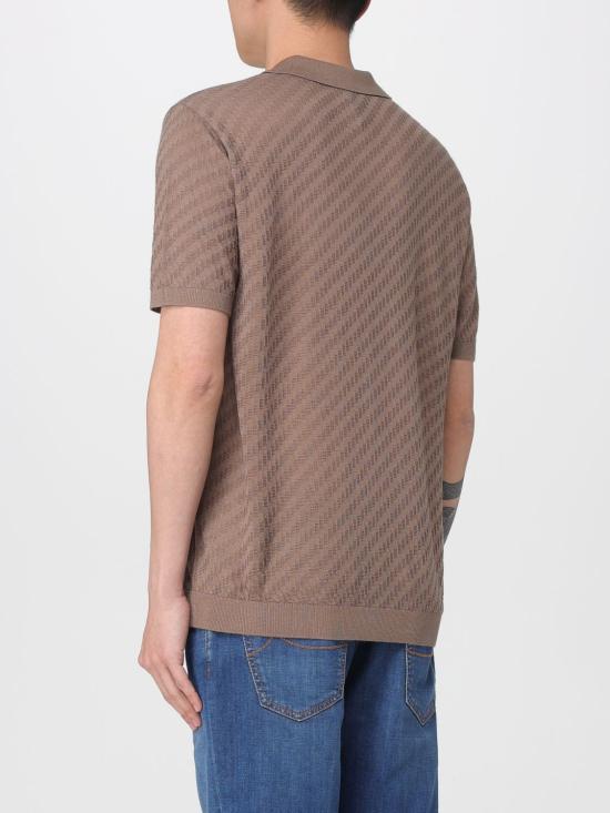 26SS 엠포리오 아르마니 폴로 티셔츠 EM004307AF24573 U6285 Mud - EMPORIO ARMANI