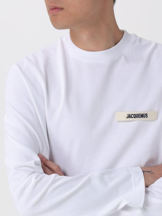 26SS 자크뮈스 반팔 티셔츠 25HTSM00570AJ00226 100 White - JACQUEMUS