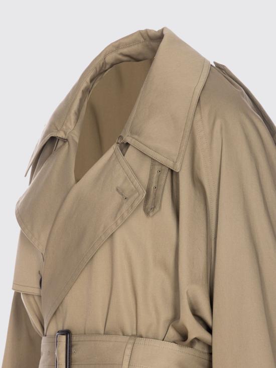 25FW 발렌시아가 벨트 더블 브레스티드 트렌치코트 839117TSP13 9772 Beige - BALENCIAGA