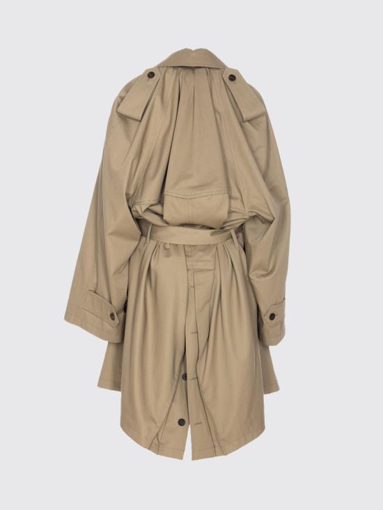 25FW 발렌시아가 벨트 더블 브레스티드 트렌치코트 839117TSP13 9772 Beige - BALENCIAGA