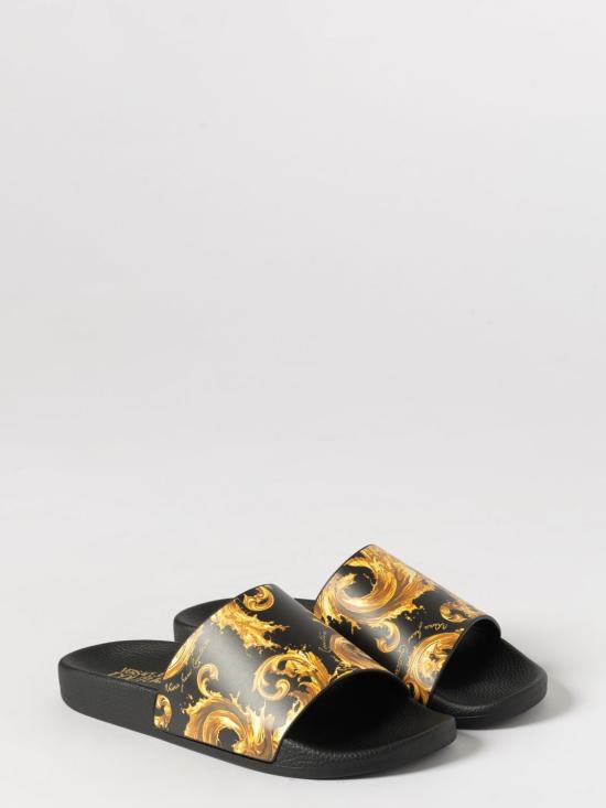 26SS 베르사체 샌들 80YA3SQ4ZS365 G89 Black - VERSACE