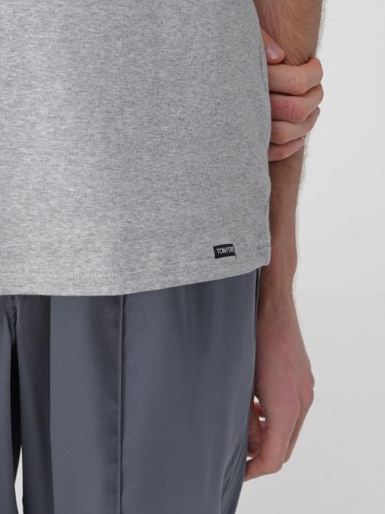 26SS 톰포드 반팔 티셔츠 T4M091040 020 Grey - TOMFORD