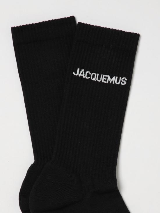 26SS 자크뮈스 양말 ACU00003AY00001 990 Black - JACQUEMUS
