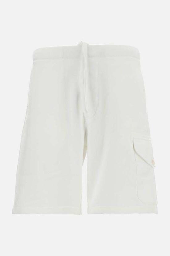  씨피 컴퍼니 숏팬츠 C.P. 컴퍼니 대각선 엠보싱 플리스 카고 스웨트숏 (화이트)