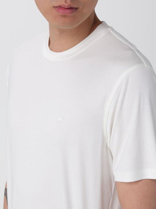 26SS 엠포리오 아르마니 반팔 티셔츠 EM004586AF13721 U0003 White - EMPORIO ARMANI