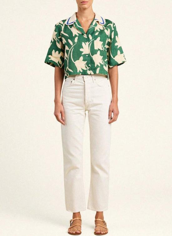  트로바타 셔츠 Trovata Thia 셔츠 Madalena 꽃무늬 - TROVATA