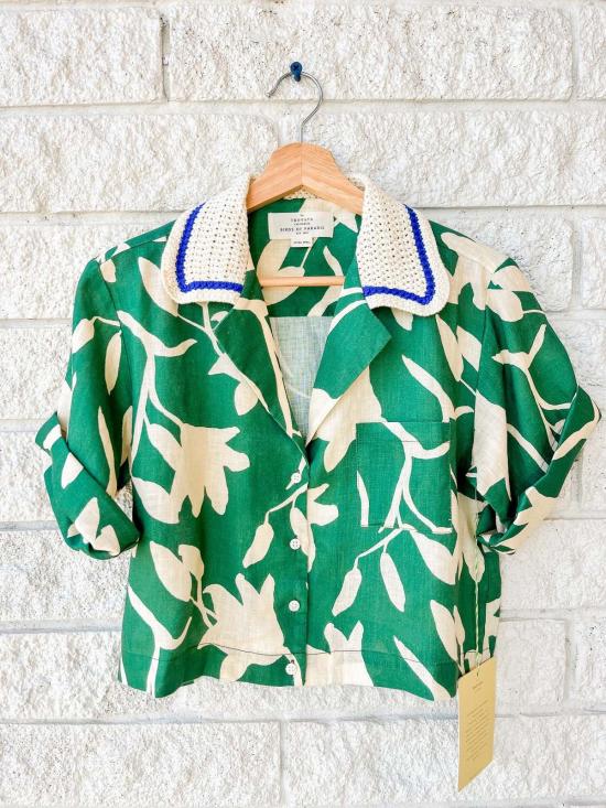  트로바타 셔츠 Trovata Thia 셔츠 Madalena 꽃무늬