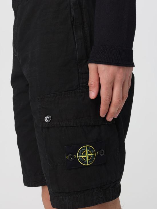 26SS 스톤 아일랜드 숏팬츠 L100019S00WA V0129 Black - STONE ISLAND