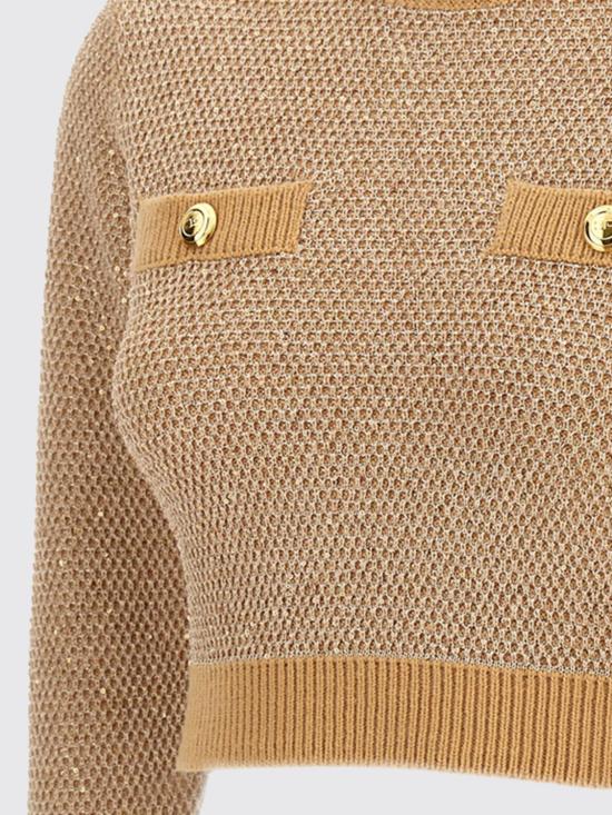 25FW 엘리자베타프랜치 스웨터 MK56T57E2 EA2 Beige - ELISABETTA FRANCHI