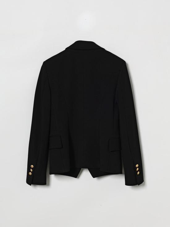 26SS [키즈] 발망 캐주얼 자켓 BY2A64J0371 930 Black - BALMAIN