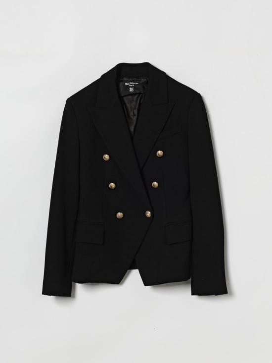 26SS [키즈] 발망 캐주얼 자켓 BY2A64J0371 930 Black