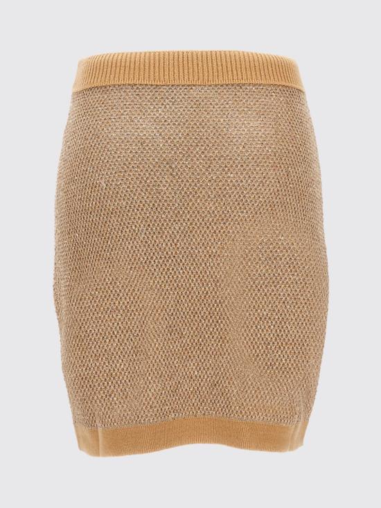 25FW 엘리자베타프랜치 미디 스커트 GK23T57E2 EA2 Beige - ELISABETTA FRANCHI