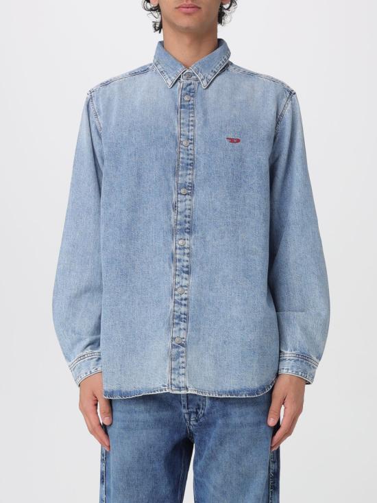 26SS 디젤 데님 셔츠 A03534068KC 01 Denim