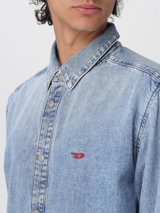 26SS 디젤 데님 셔츠 A03534068KC 01 Denim - DIESEL