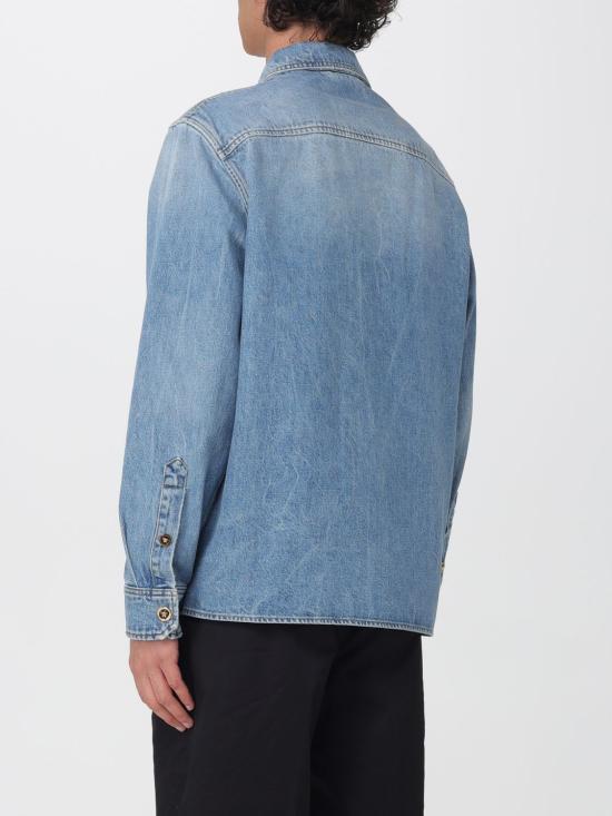26SS 베르사체 데님 셔츠 10207231A16386 1D190 Blue - VERSACE