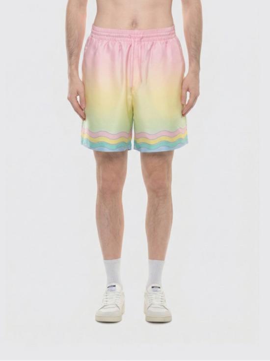 26SS 카사블랑카 숏팬츠 MSP26TR399 02 Multicolor - CASABLANCA