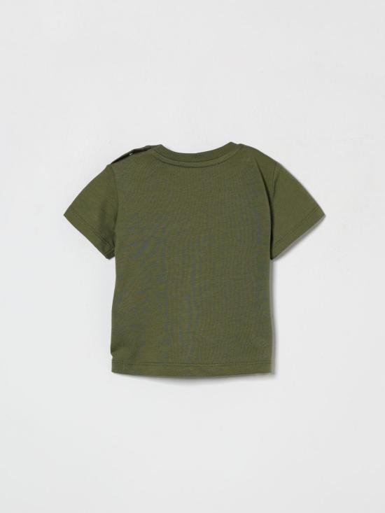 26SS [키즈] 모스키노 티셔츠 MXM047LAA02 30037 Olive - MOSCHINO